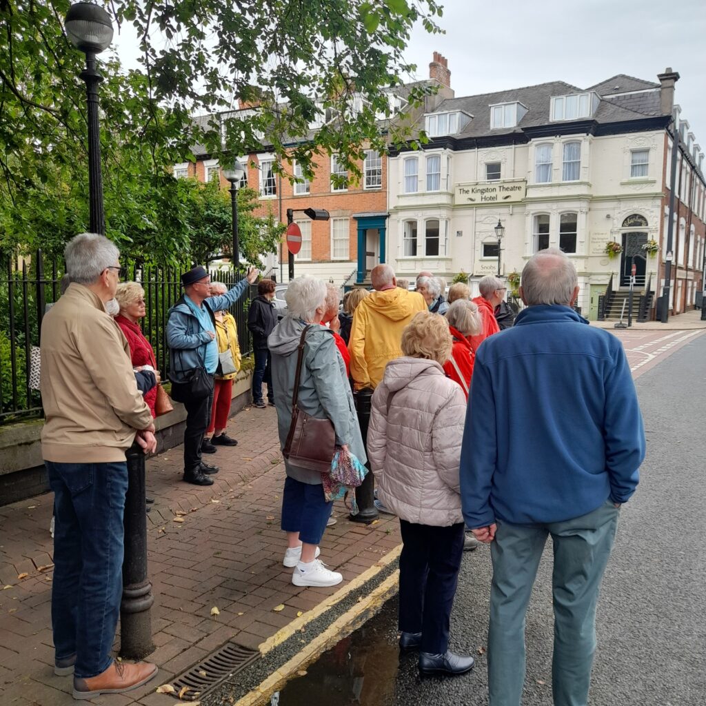 A group visit into Hull City Centre