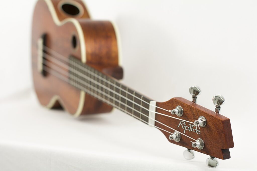Photo of a ukulele